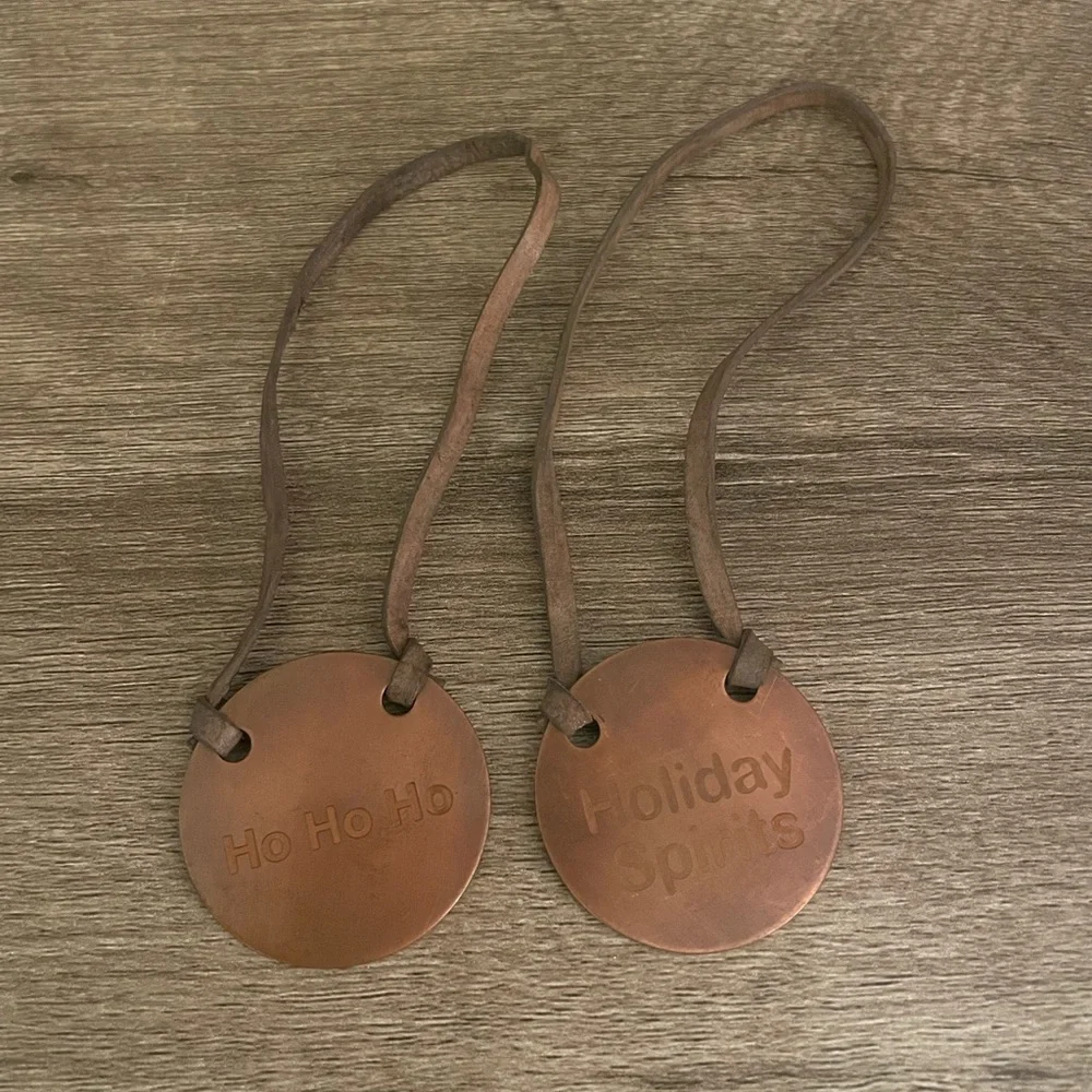 Creative Coop Christmas Drink Bottle Tags